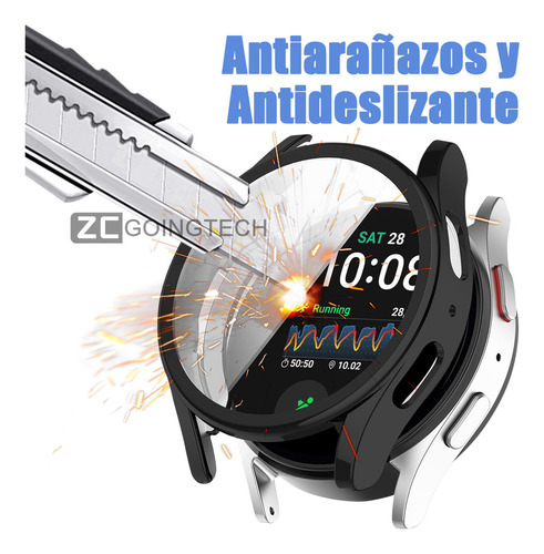 . 5pz Protector Funda Tpu For Samsung Galaxy Watch 7 Con