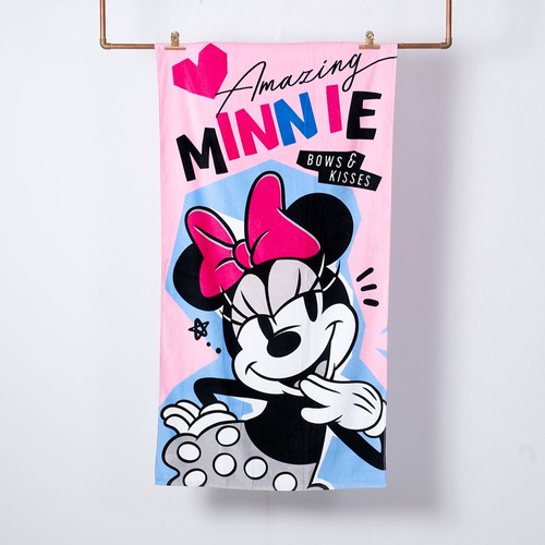 Toalla Playa Piscina Algodon Minnie Mouse Amazing / Jp Ideas