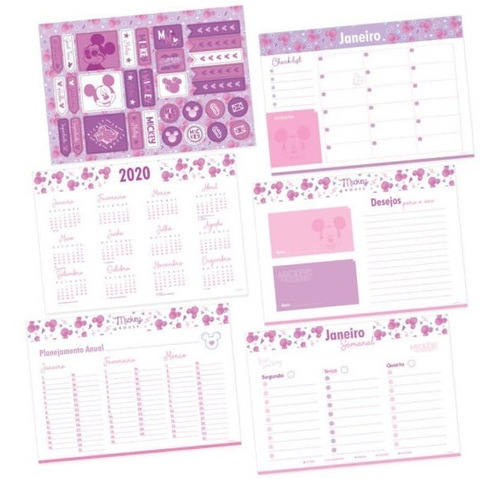 Imagem 4 de 5 de Planner Permanente Personagens - Disney