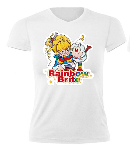 Polera Mujer Algodón 100% Rainbow Brite Personajes 1 Mep