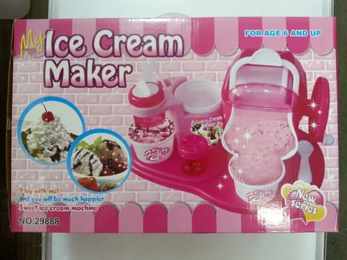 Juguete Maquina De Hacer Helados Ice Cream Maker Regalo Supe