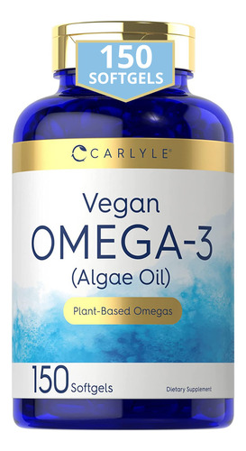 Omega 3 Vegano D Aceite De Algas Capsulas Mejor Que Fish Oil