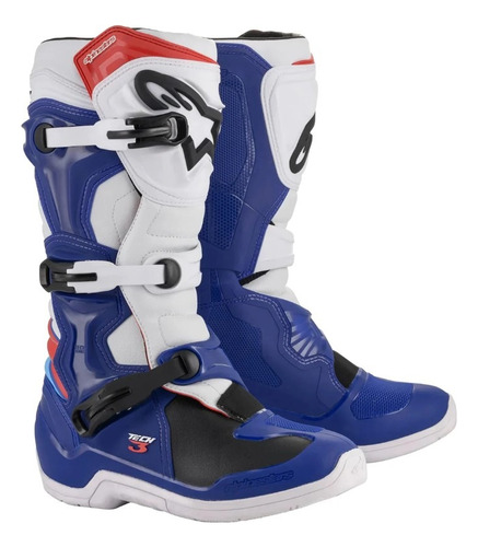 Botas Tech 3 Alpinestars Azul  Adulto No Fox  Motocross Atv