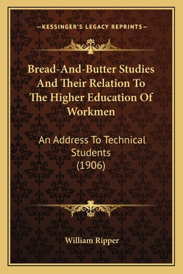 Libro Bread-and-butter Studies And Their Relation To The ...