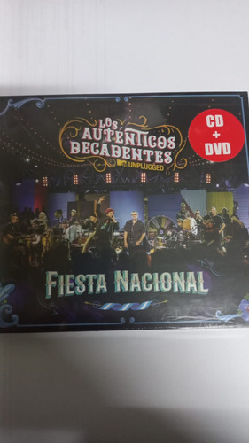 Cd Los Auténticos Decadentes Fiesta Nacional Cd+dvd/eltren