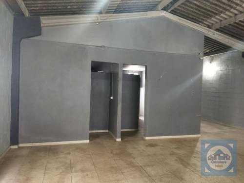 Galpão Para Alugar, 280 M² Por R$ 5.400,00/mês - Vila São Jorge - São Vicente/sp - Ga0044