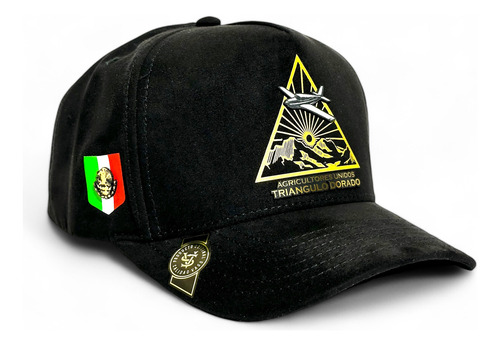 Gorra Vago Style Triángulo Dorado Snapback Hombre Premium