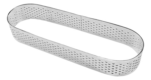 Anillos Para Mousse, Molde De Acero Ovalado De 13,5 Cm.
