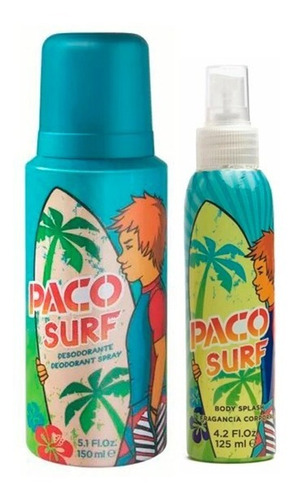 Estuche Paco Surf® Fragancia 125ml+ Desodorante 150ml
