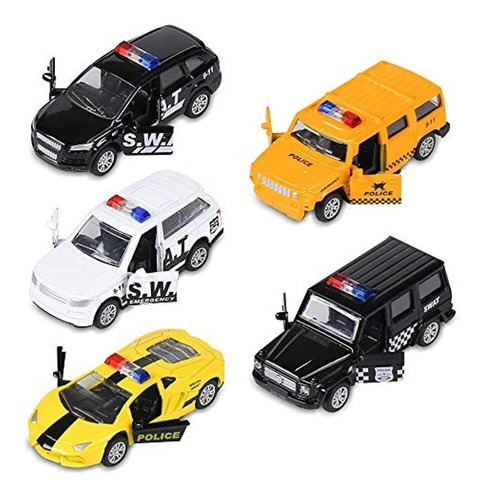 Carros De Juguete A Escala 1:64, Color Amarillo-negro