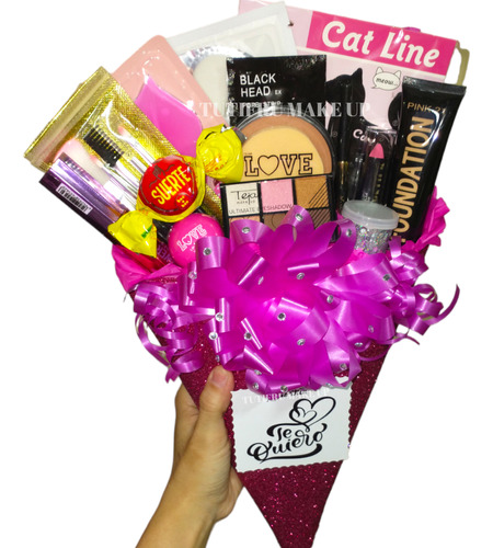 Set De Maquillaje Ramo #26 Set Kit Box Mama Cumpleaños 15
