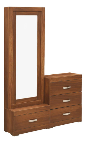 Recamara King Size Venecia 5 Piezas Nogal Këssa Muebles