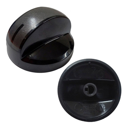 Imagen 2 de 2 de Perilla Estufa Mabe Easy Iem Negra 3/4 Ind/gris 222d9971p002