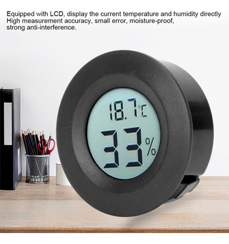 Detector De Humedad De Termómetro Digital Lcd Mini