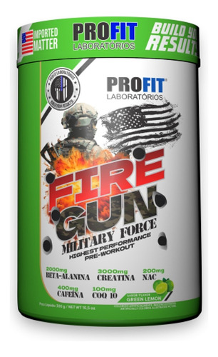 Pre Entreno Profit Fire Gun 300g Completo !envío Gratis!