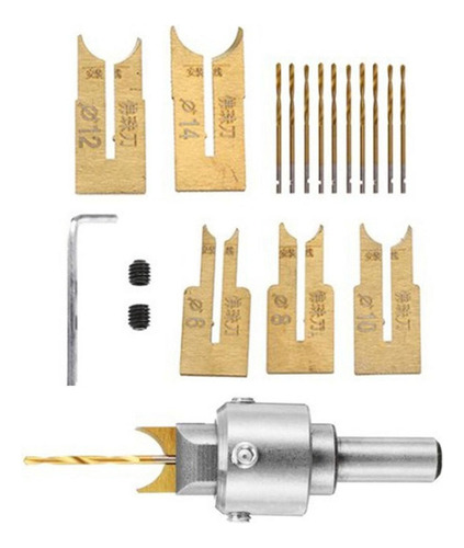 Conjunto De Ferramentas De Perfuração De Bolas De Madeira 17