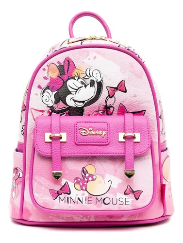 Mini Mochila De Couro Vegano Wondapop Disney Minnie Mouse 11 | Frete grátis