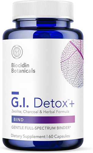 Aglutinante Suave Gi Detox+ De Biocidin - Limpieza Intestin