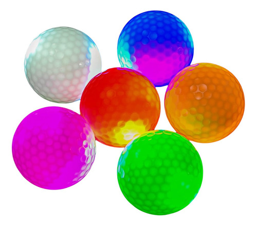 A 6 Piezas Pelotas De Golf Con Luz Led Pelotas Golf Z