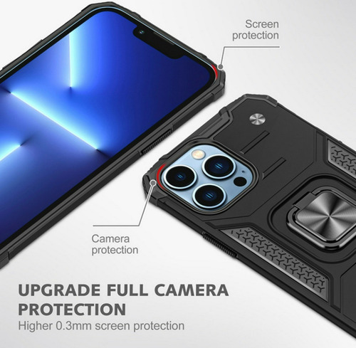 Case Compatível Com iPhone 13 Pro Max + Película Privacidade