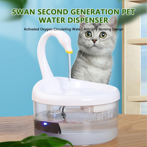 Fuente Para Mascotas Dispensador Automático De Agua Para Gat