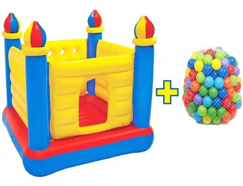 Inflable Intex + 50 Pelotas, Castillo