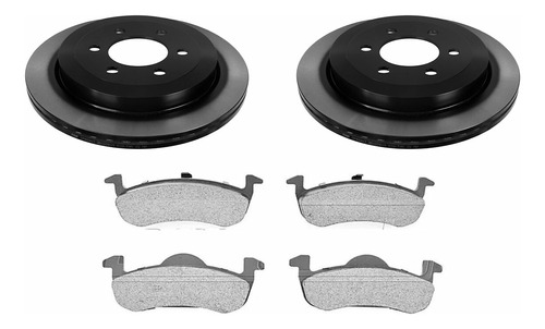 Set Balatas Y Discos Traseros Navigator V8 5.4l 07 Al 14 Trw