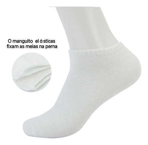 Ba 12 Pares Calcetas Tobilleras Deportivas Hombre