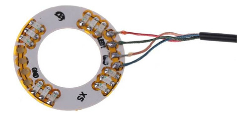 Kit De Botões Com Fita Led Compatível Com Controle De Ps4