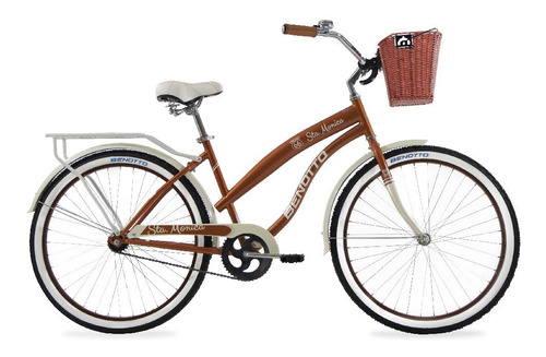 Bicicleta R26 Benotto City Sta Monica Cobre Unitalla Mujer