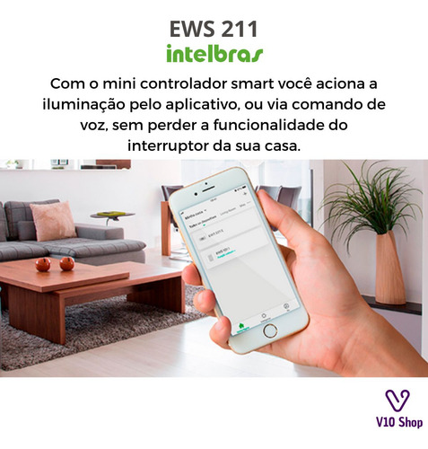 Kit 3 Minicontrolador Smart Wifi Com Entrada Pra 1 Interrup