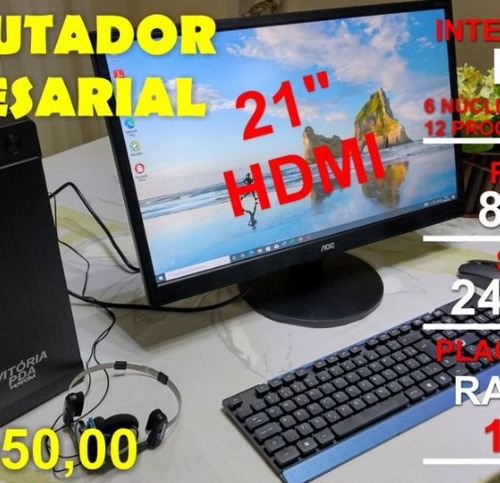 Pc Domé./empr., Intel Xeon 8gbram, Ssd240, Radeon Hd7000 1gb