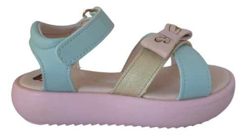 Sandalias Niña Velcro Plataforma Vestir Chabelo C479-c Rosa