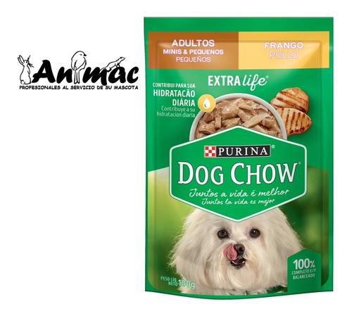 Dog Chow Adulto Pollo Razas Pequeñas Pouch