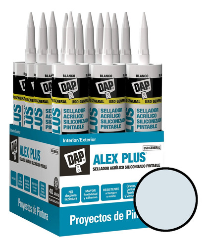 Dap Sellador Alex Plus Acrílico Pintable Transparente