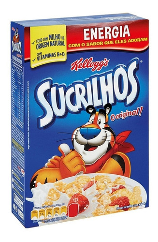 Cereal Matinal Sucrilhos Original Em Caixa Kelloggs 250g