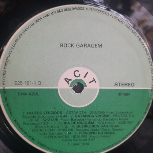 Imagem 9 de 10 de Vinil Lp Rock Garagem Radio Ipanema Replicantes Garotos Rua