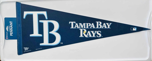 Banderin Mantarrayas De Tampa Bay Rays, Producto Oficial Mlb