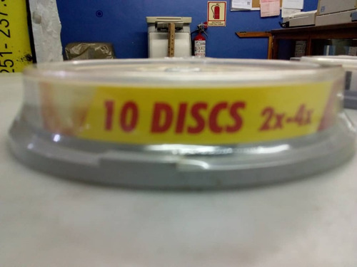 Dvd Regrabable Dvd-rw, 4.7gb 120min Paquete 10piezas 2x-4x