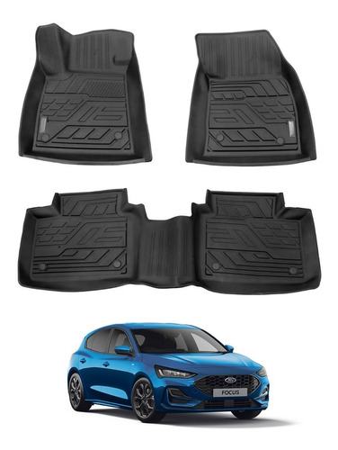 Kit Tapetes Ford Focus 2019-2022 Recubrimiento Completo