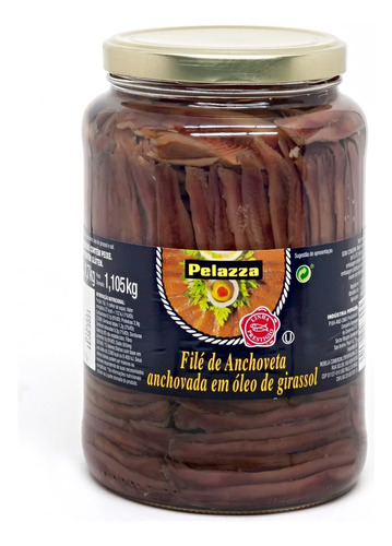 Filé De Anchova Pelazza 1,7kg Premium