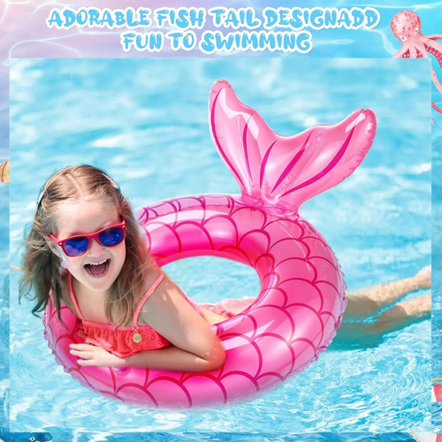 Flotador Inflable Para Bebé Anillo De Sirena