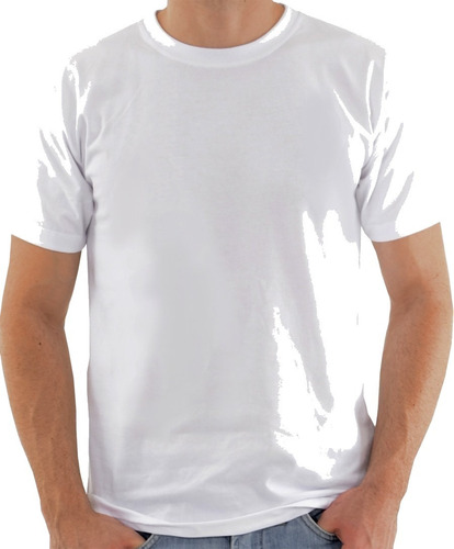 10 Camisetas Brancas 100% Algodão Fio 24 Promocional Atacado