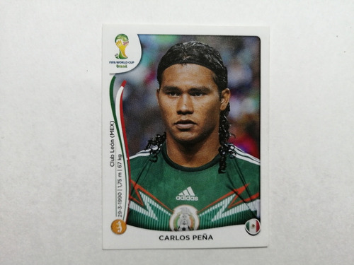 Estampa Panini Brasil 2014 #81 Carlos Peña México 