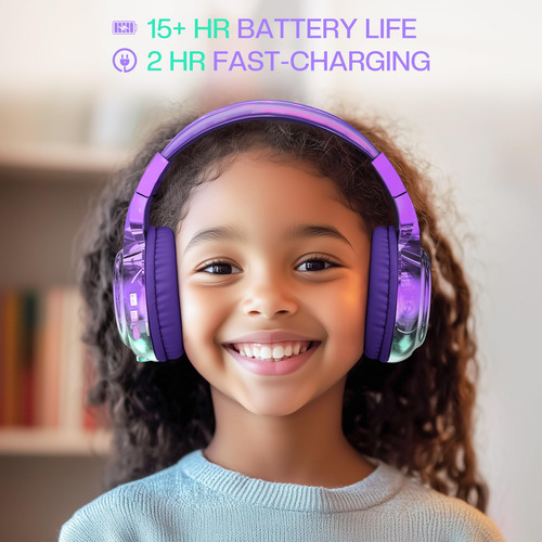 Auriculares Bluetooth Para Niños, Inalámbricos Con Micrófono