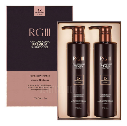 Shampoo Cosmocos Rg3 Rgiii Premium Para Queda De Cabelo Com