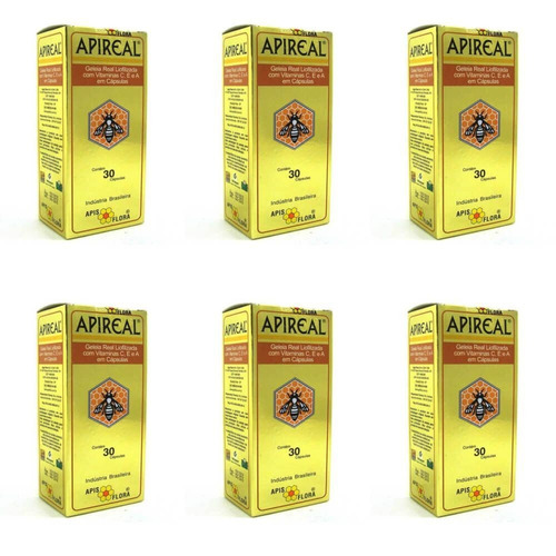 Apis Flora Apireal Geleia Real Liofilizada C/30 (kit C/06)