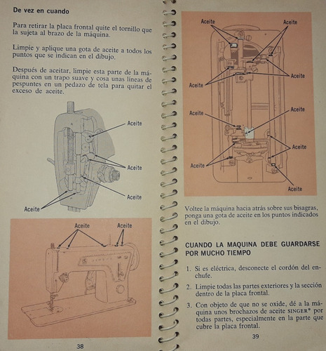 Manual De Maquina De Coser Singer 669