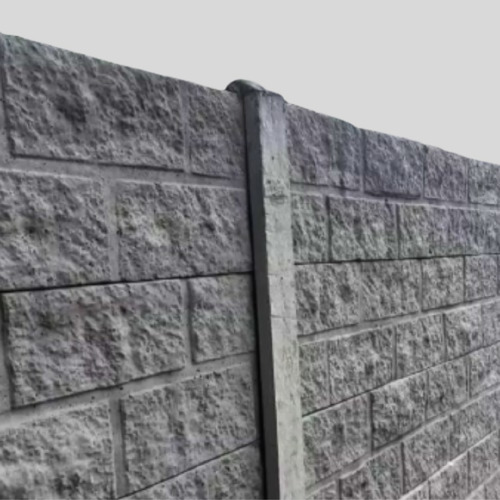 Muro Perimetral Premoldeado Tipo Bloque Rústico