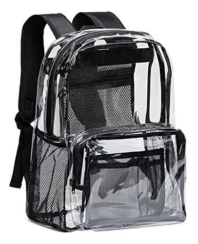 Vorspack Clear Backpack Heavy Duty Pvc Mochila X57fn